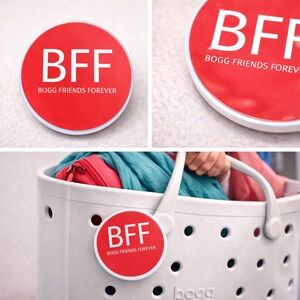 Bogg Bits BFF Best Friends Forever Charm Accessory for Bogg Bag NWT